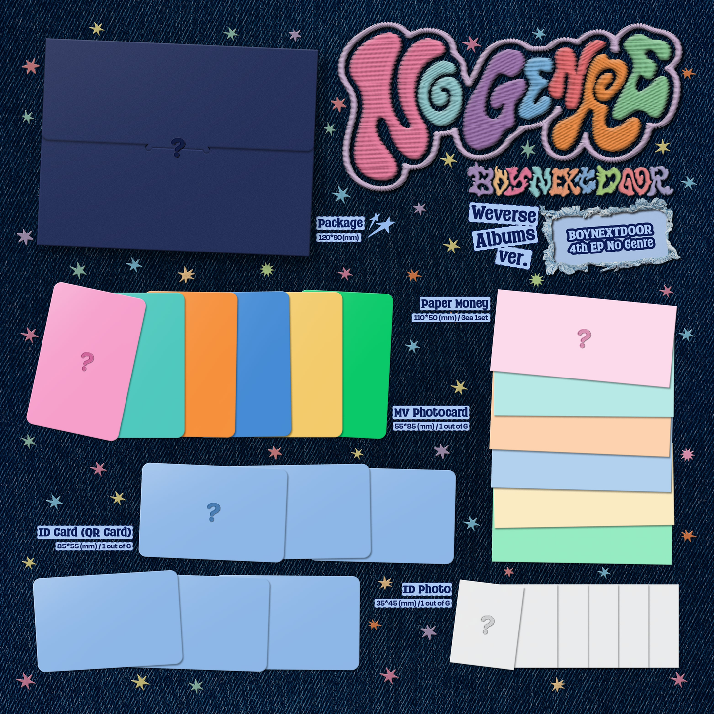 PRE ORDER POPPE SHOP BOYNEXTDOOR 4TH EP ALBUM - NO GENRE (WEVERSE ALBUM)