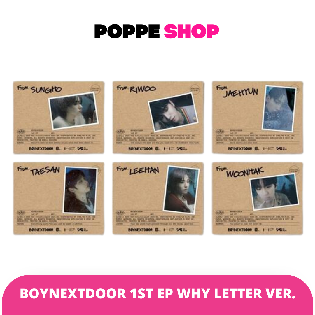 [PRE ORDER] BOYNEXTDOOR - 1st EP [WHY..] (LETTER ver.)