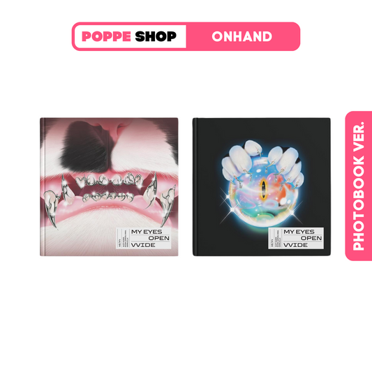 PRE ORDER POPPE SHOP MEOVV 1ST EP ALBUM - MY EYES OPEN VVIDE (PHOTOBOOK ver)